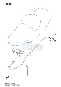 AN650 drawing SEAT SUPPORT BRACKET