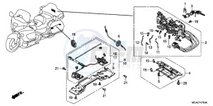 GL1800F GoldWing - GL1800-F 2ED - (2ED) drawing OPENER UNIT