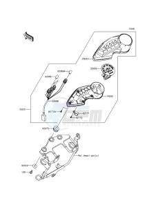 KLX150L KLX150EEF XX (EU ME A(FRICA) drawing Meter(s)