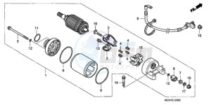 NT700VA UK - (E / MKH) drawing STARTING MOTOR