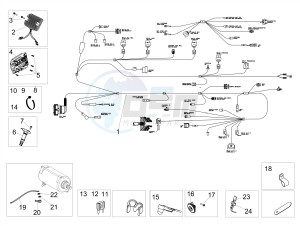 SHIVER 900 ABS (APAC) drawing Front electrical system