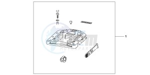 CBF600S drawing REAR BASE CARRIER