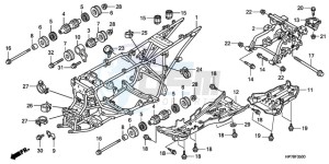 TRX420FAA Australia - (U) drawing FRAME BODY