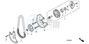 PES125R9 UK - (E / MKH STC) drawing OIL PUMP