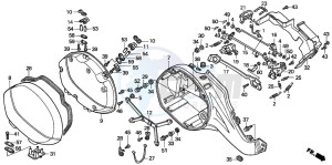 NT650V DEAUVILLE drawing R. SADDLEBAG (NT650VW/X/Y/1)