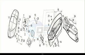 CRUISYM a 300 (LV30W2Z1-EU) (M2) drawing SEAT-LUGGAGE BOX