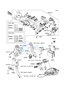 Z1000 ABS ZR1000EDF FR XX (EU ME A(FRICA) drawing Chassis Electrical Equipment