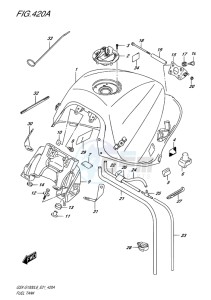 GSX-S1000 EU drawing FUEL TANK