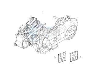 Fly 50 4t 4v drawing Engine assembly