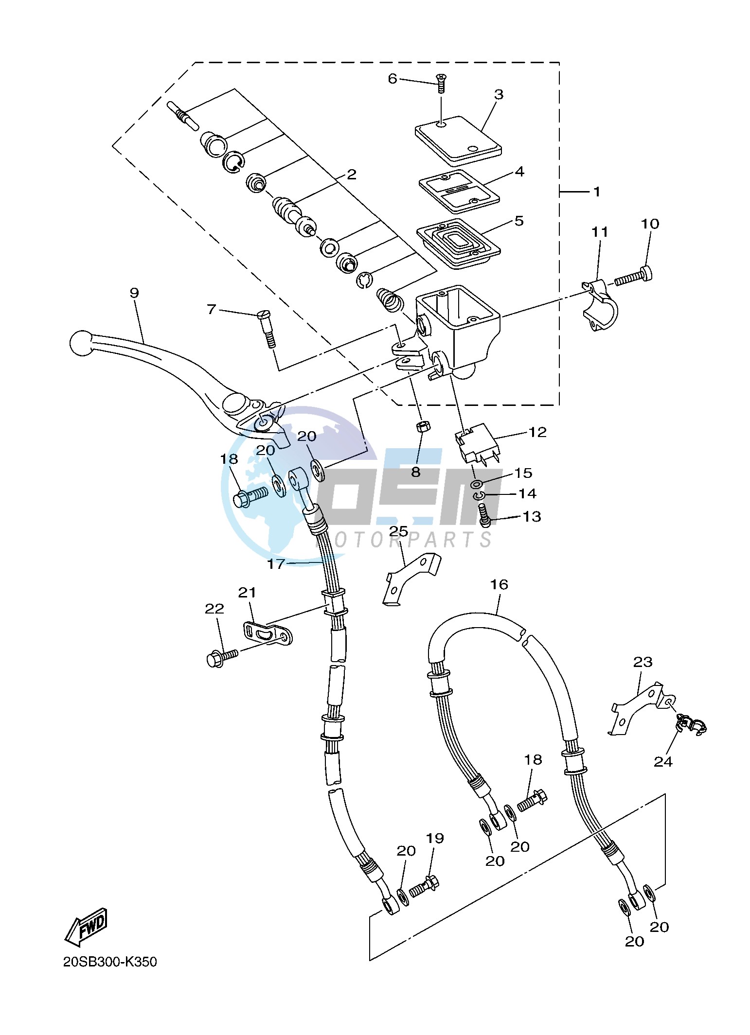 FRONT MASTER CYLINDER