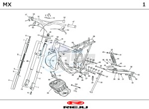 MX-RED 50 drawing CHASSIS