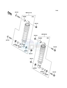 KVF750_4X4 KVF750D8F EU GB drawing Shock Absorber(s)