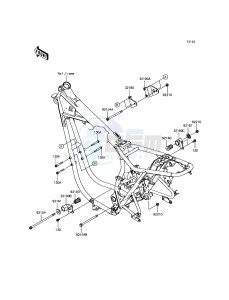 W800 EJ800AFF GB XX (EU ME A(FRICA) drawing Engine Mount