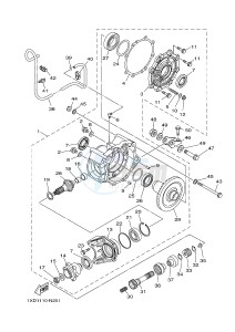 YXM700E YXM700PE VIKING EPS (1XP3) drawing DRIVE SHAFT