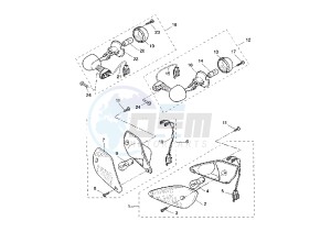 YQ AEROX 50 drawing FLASHER LIGHT