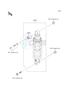 ZR 750 L [Z750 AU] (L7F-L8F) L8F drawing SHOCK ABSORBER-- S- -