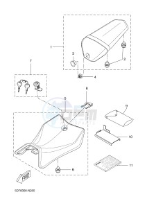 YZF-R125 R125 (5D7K 5D7K 5D7K 5D7K) drawing SEAT