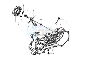 NRG POWER DT 50 drawing Rear brake lever