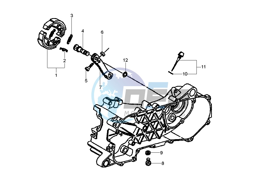 Rear brake lever