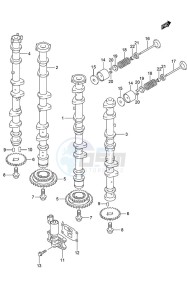 DF 300AP drawing Camshaft