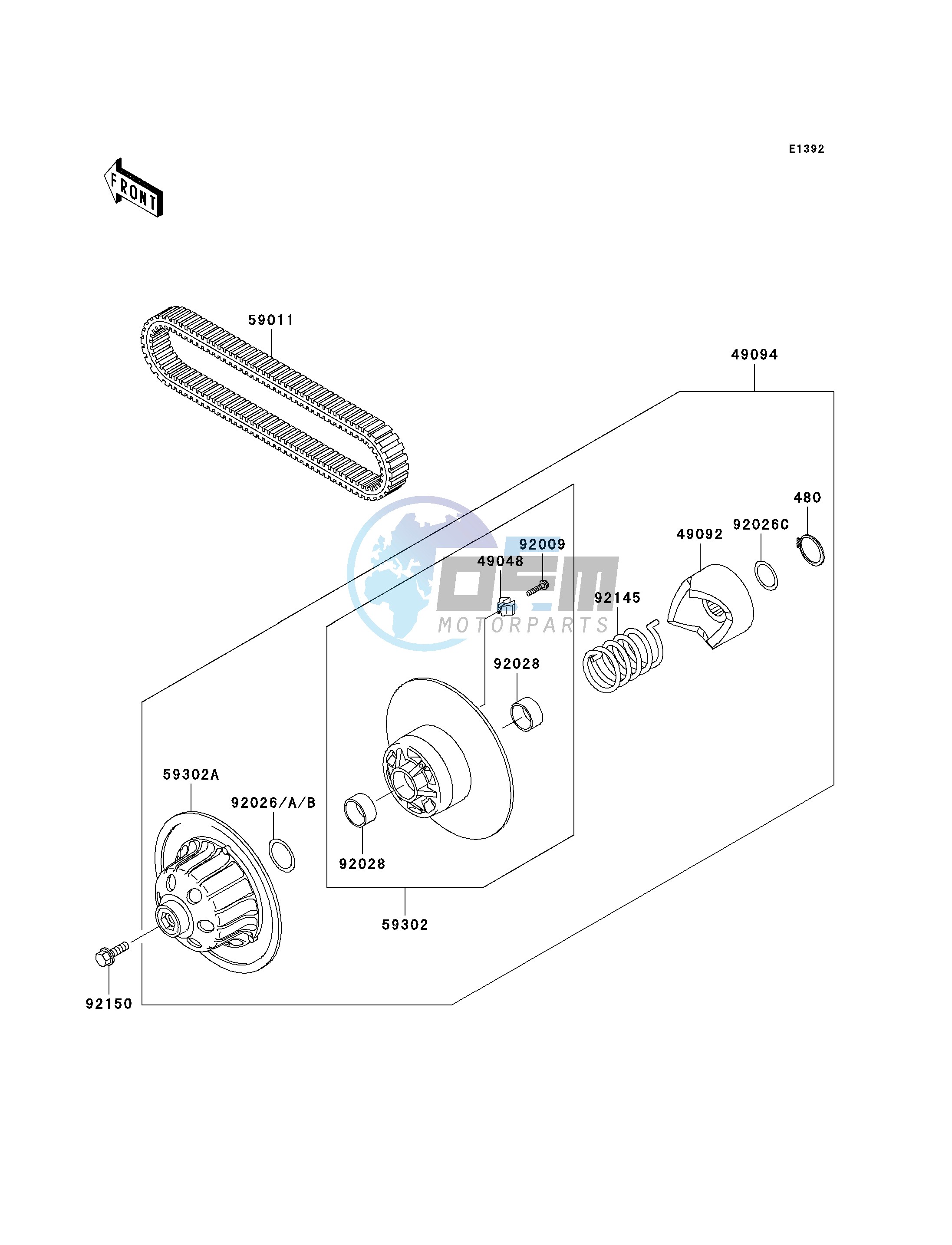 DRIVEN CONVERTER_DRIVE BELT