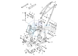 YZ F 426 drawing FRAME