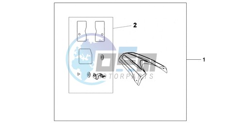 REAR SEAT COWL R-320P