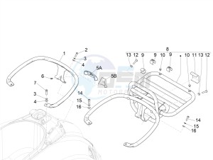 GTS 300 SUPER-TECH IE ABS E4 (APAC) drawing Rear luggage rack