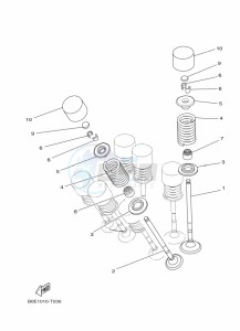 YZF250-A (B6P2) drawing VALVE