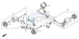 XR600R drawing WINKER (1)