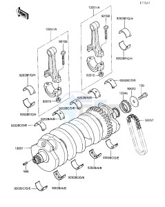 ZX 1000 B [NINJA ZX-10] (B3) [NINJA ZX-10] drawing CRANKSHAFT