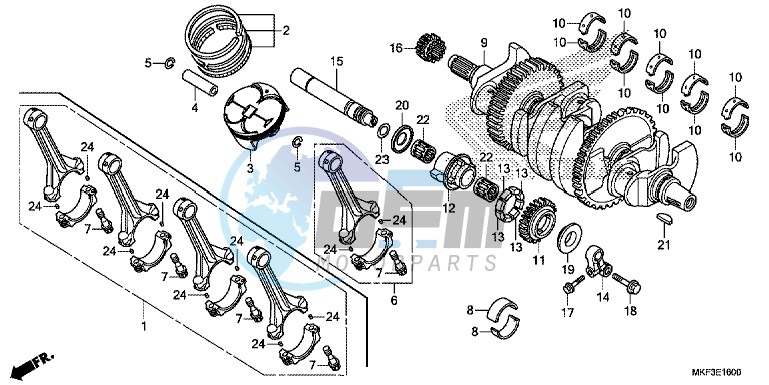 CRANKSHAFT/PISTON