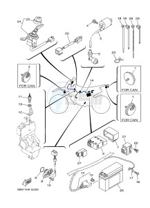 TT-R110E (5B6U 5B6V 5B6W 5B6W) drawing ELECTRICAL 1