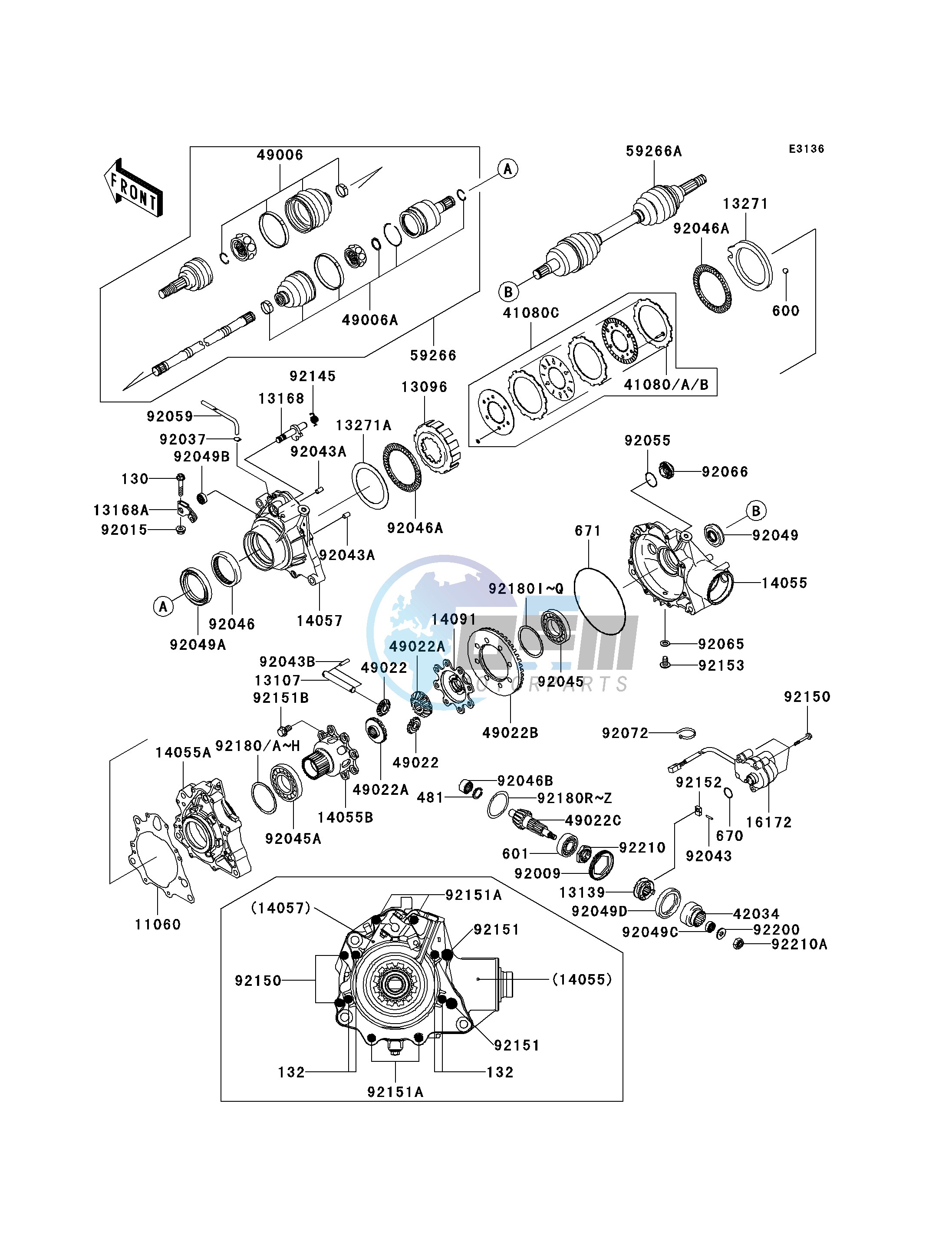 DRIVE SHAFT-FRONT