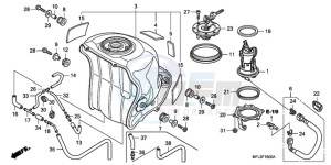 CBR1000RRA UK - (E / MKH) drawing FUEL TANK/FUEL PUMP