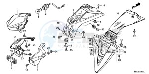 NC750XAE NC750XA Europe Direct - (ED) drawing TAILLIGHT