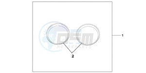 CBF600N9 Europe Direct - (ED) drawing METER RING