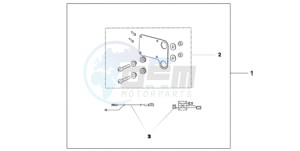 CB600F9 Spain - (SP) drawing HEATED GRIP ATT.