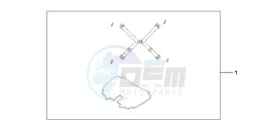 FJS400D9 F / CMF 2F drawing KIT MAT AND STRAP