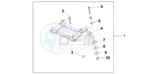 CBF1000A9 EK drawing KIT CARRIER BRKT