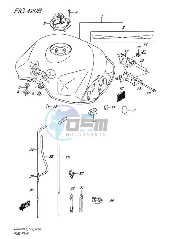 FUEL TANK (FOR YSF)