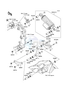 NINJA_ZX-10R ZX1000JDF FR XX (EU ME A(FRICA) drawing Suspension/Shock Absorber