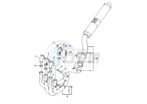 YZF R7 OW02 750 drawing EXHAUST