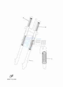 YZ85LW YZ80 (B0GL) drawing ALTERNATE FOR CHASSIS