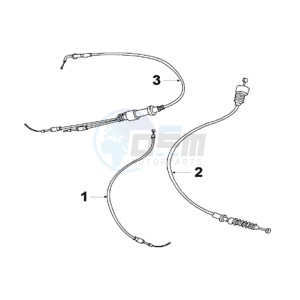 XR6 E2 drawing CABLES MIKUNI