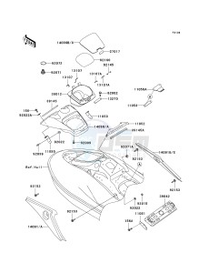 JH 1200 B [ULTRA 150] (B1-B3) [ULTRA 150] drawing HULL MIDDLE FITTINGS