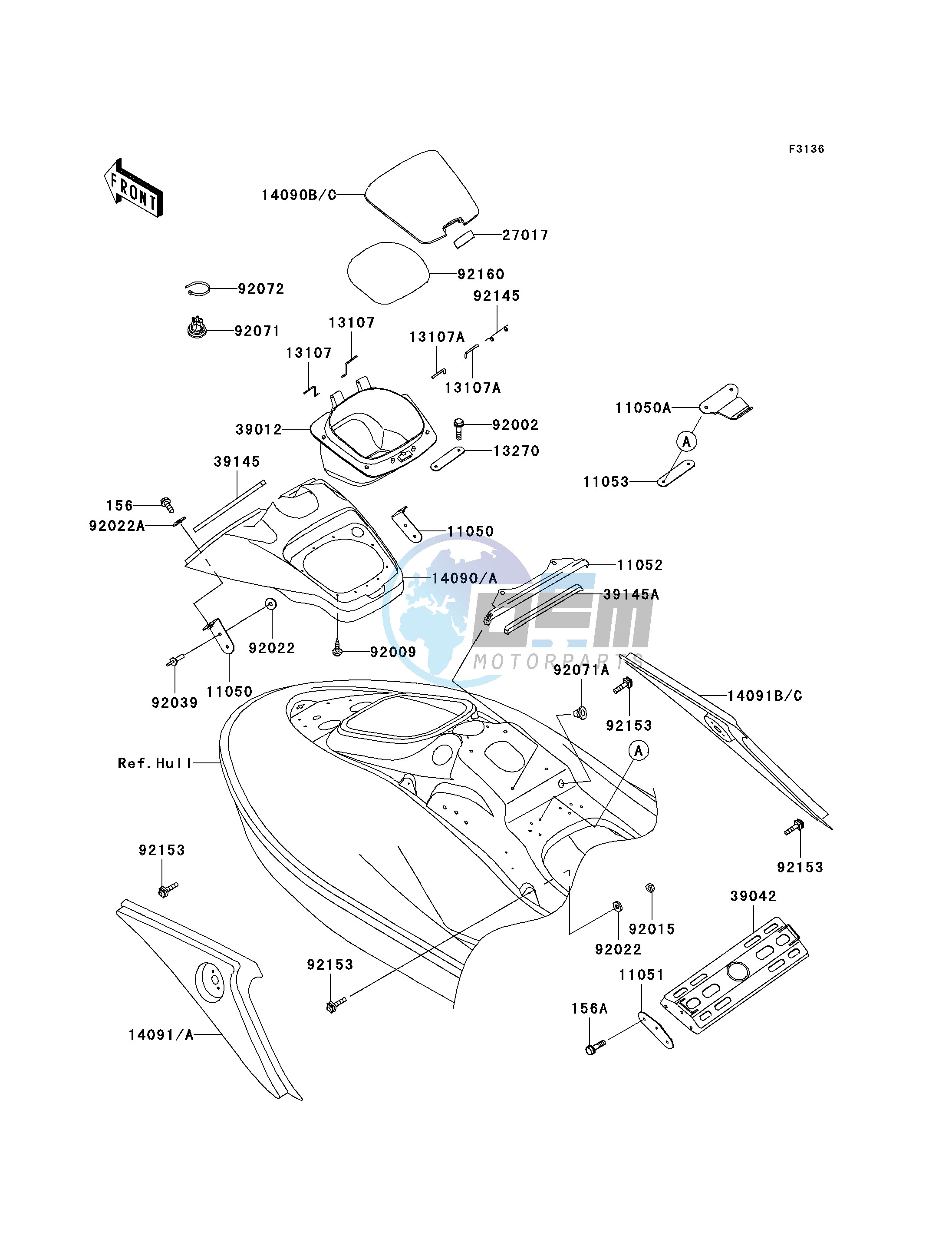 HULL MIDDLE FITTINGS