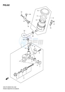 GSX-R1000 (E2) drawing FRONT MASTER CYLINDER