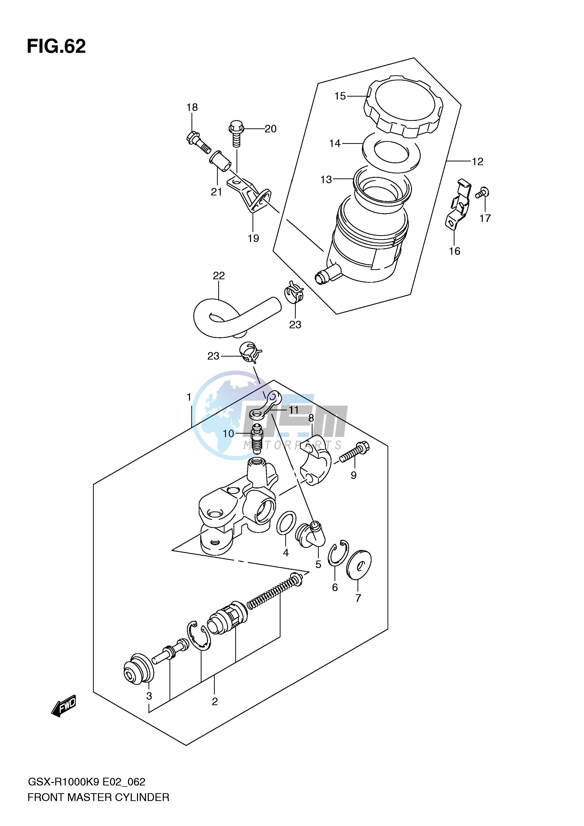 FRONT MASTER CYLINDER