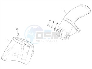 ZIP 50 4T NOABS E4 (EMEA) drawing Wheel housing - Mudguard